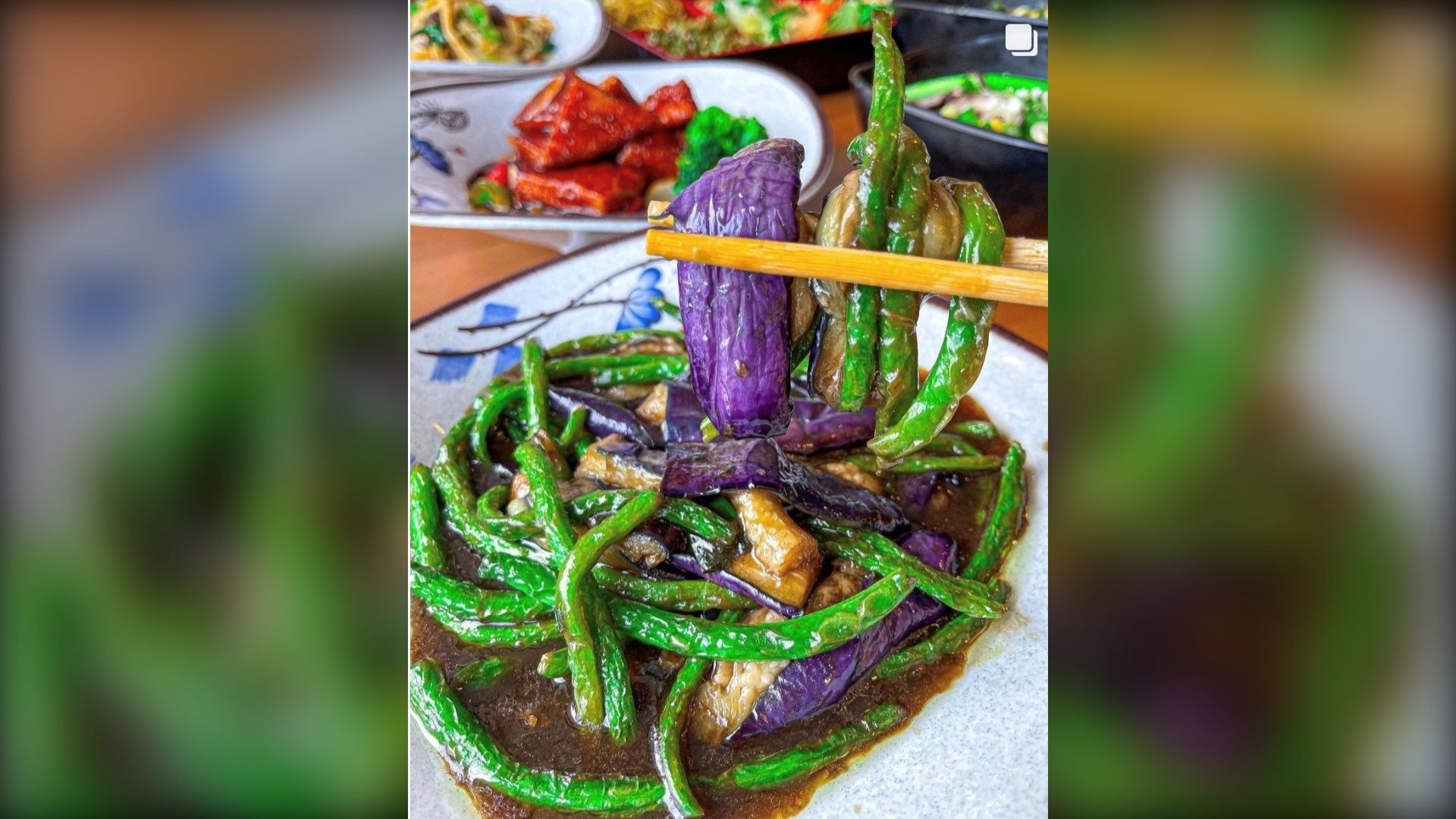Eggplant & Green Bean