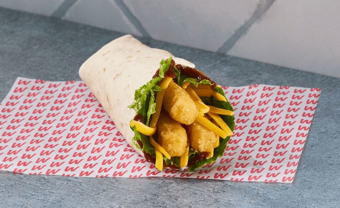 BBQ Halloumi Wrap