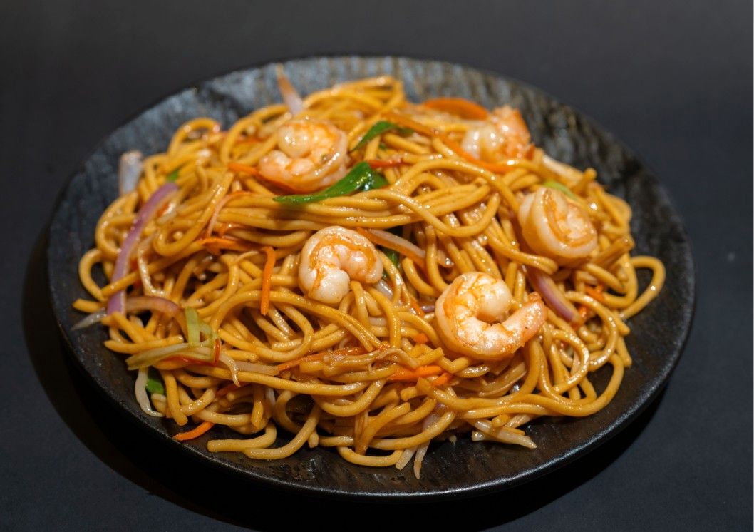 Shrimp Chow Mein 虾炒面