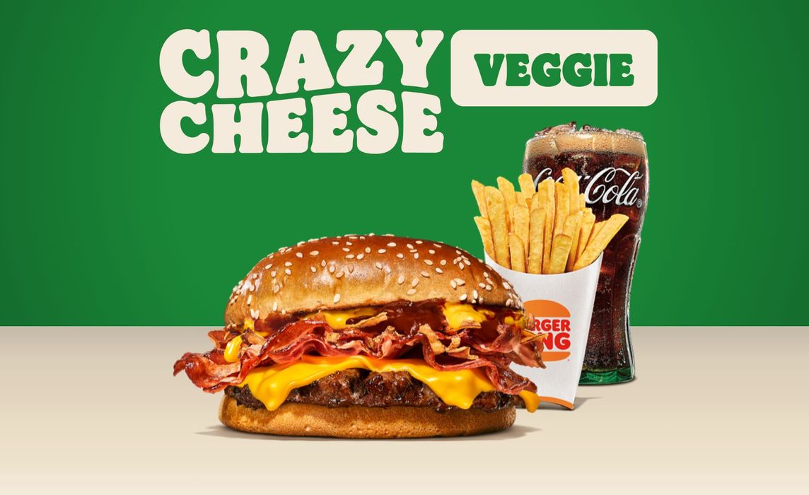 Crazy Cheese BBQ Veggie Menu