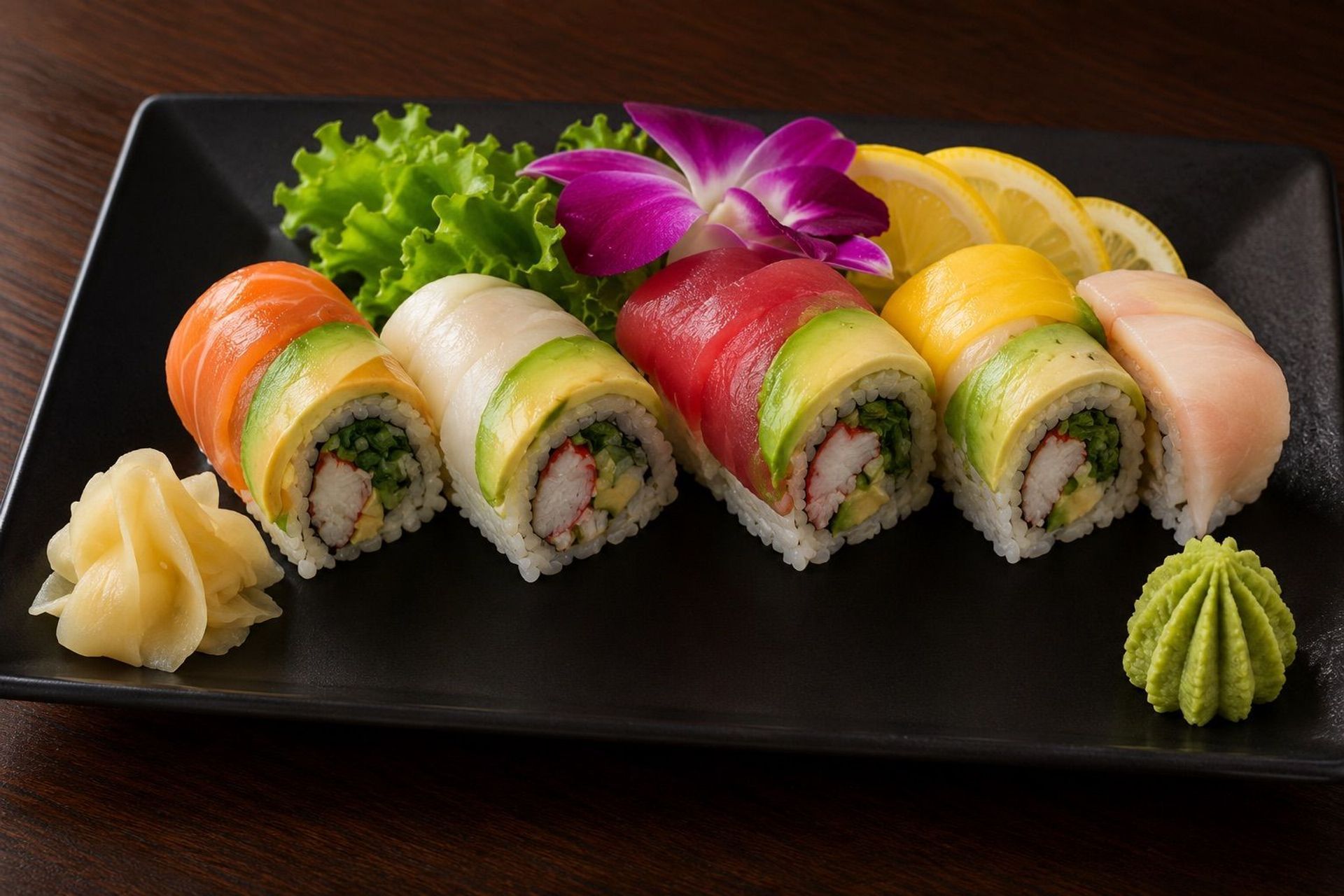 8.Rainbow Roll