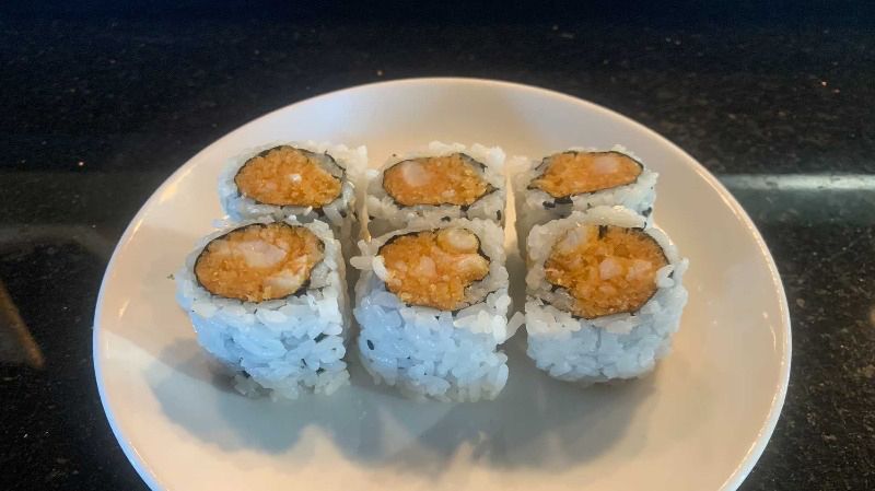 Spicy Crunch Shrimp Roll.