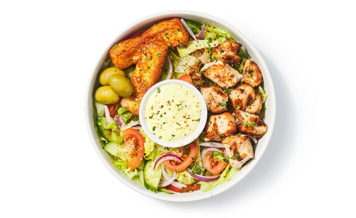 Chicken Souvlaki Bowl
