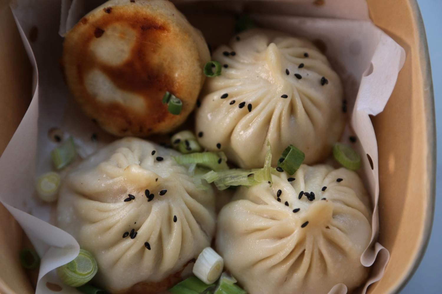 Beef Pan-Fried Buns (4 Pcs)