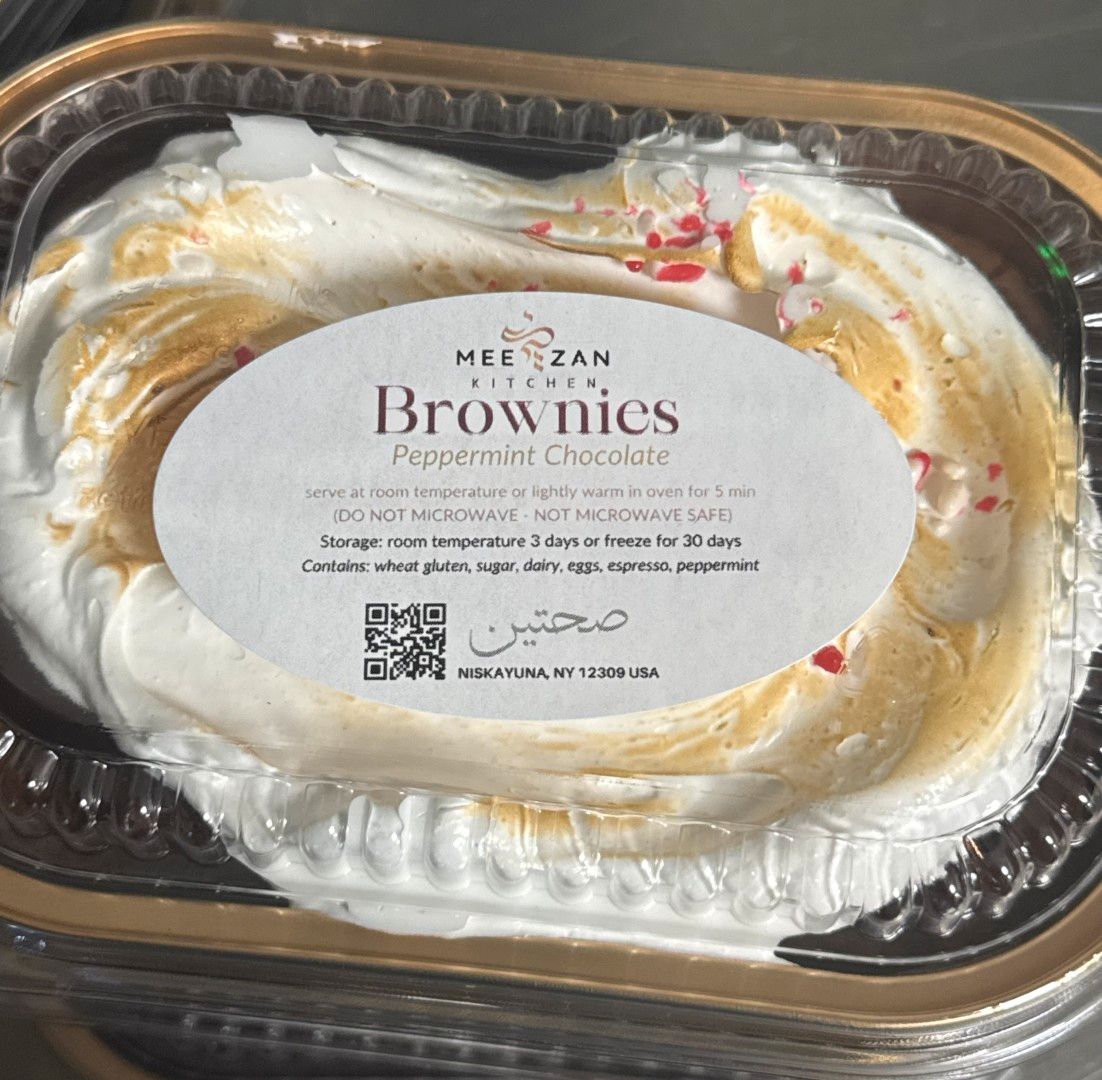Peppermint Chocolate Brownie