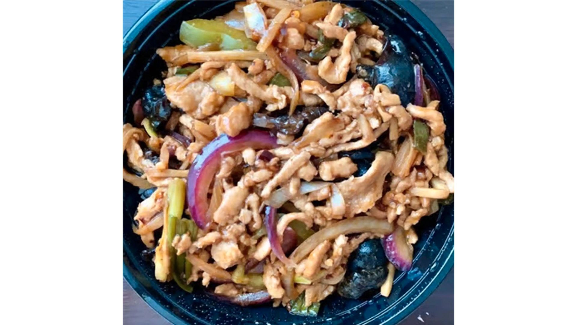 Shredded Pork in Garlic Sauce Rice Bowl
