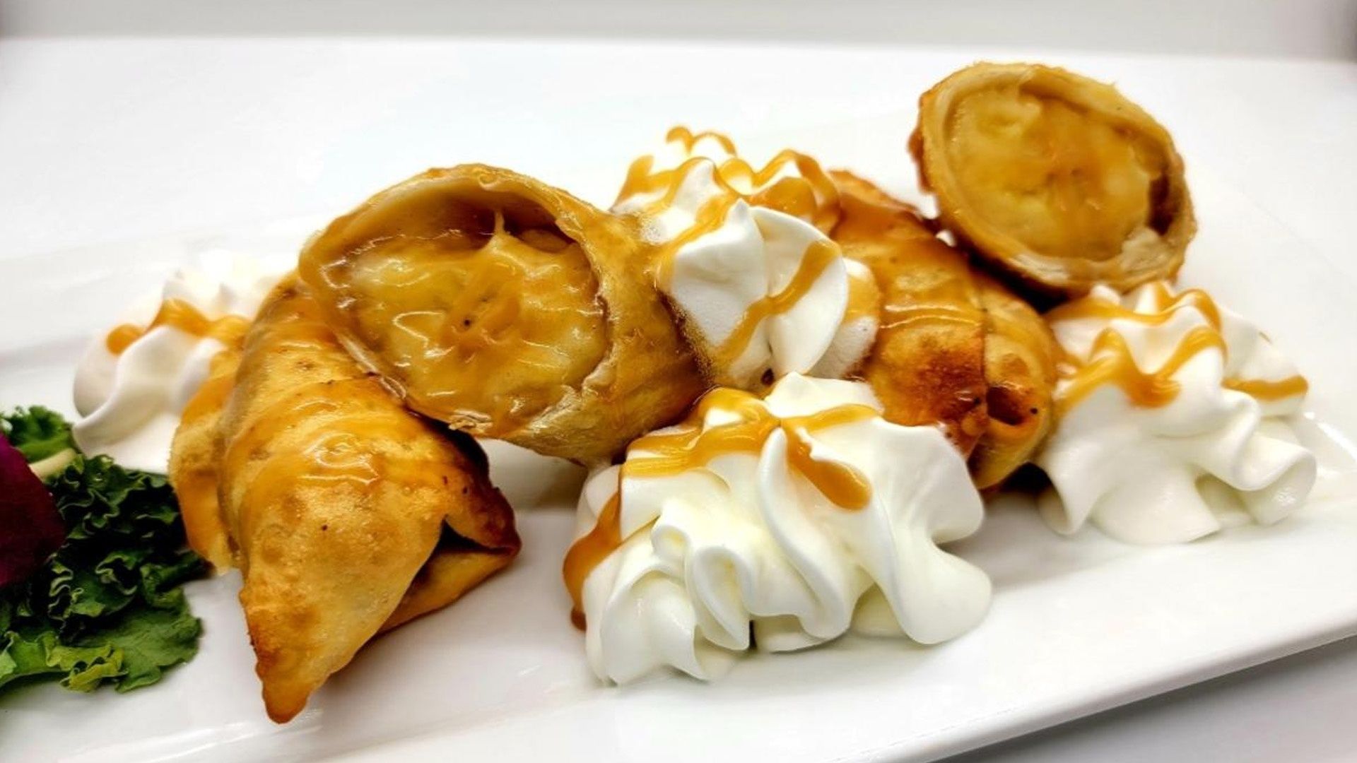 Fried Banana Egg Roll