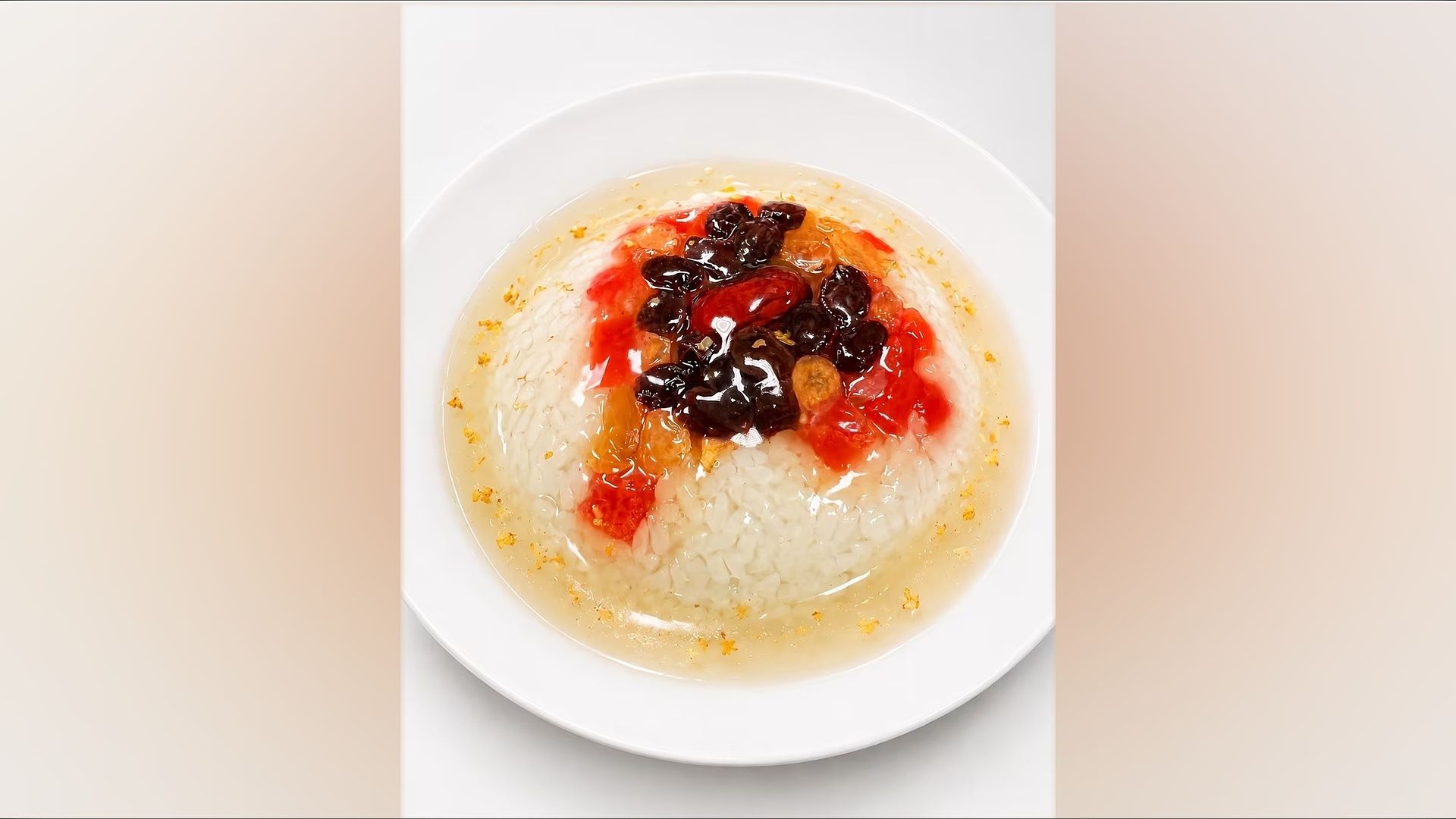 Osmanthus Eight Treasures Rice Pudding-桂花八宝饭