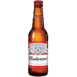 Budweiser, 341ml bottled beer (5.0% ABV)