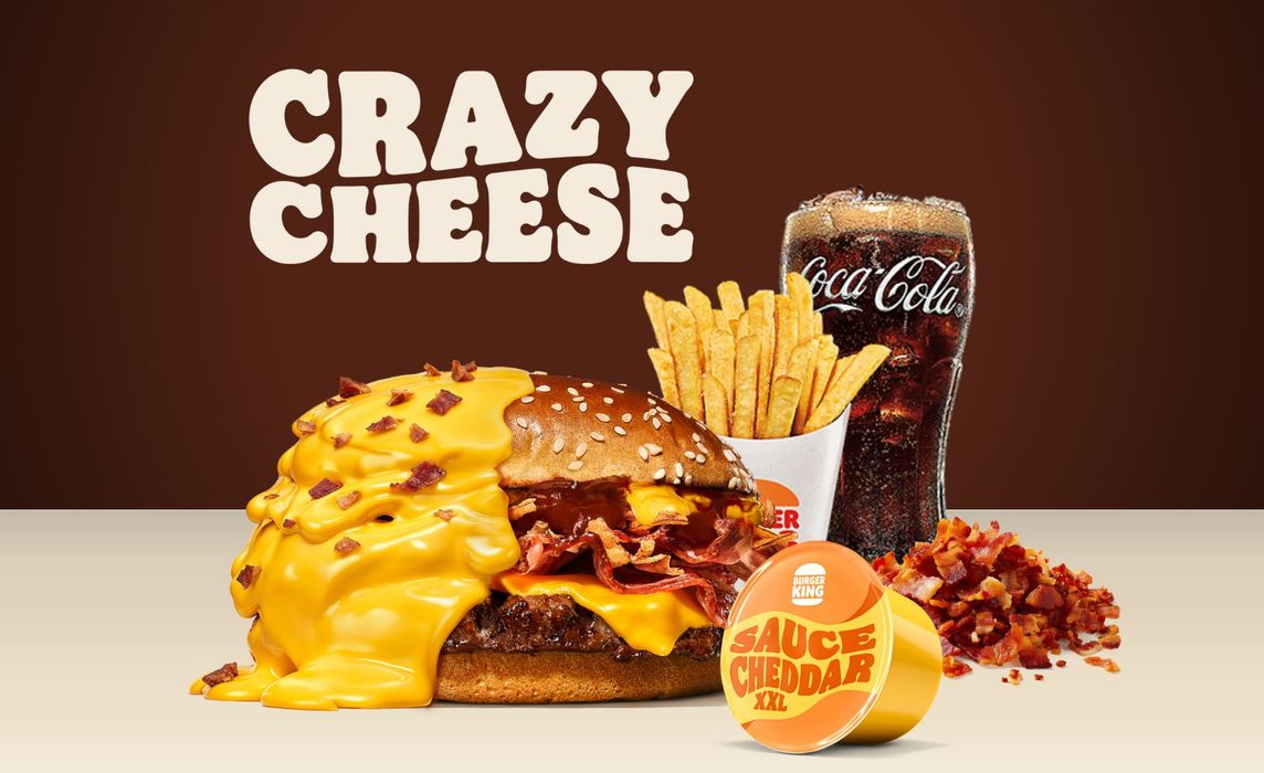 Crazy Cheese BBQ Menu + XXL Cheddar dip & Bacon