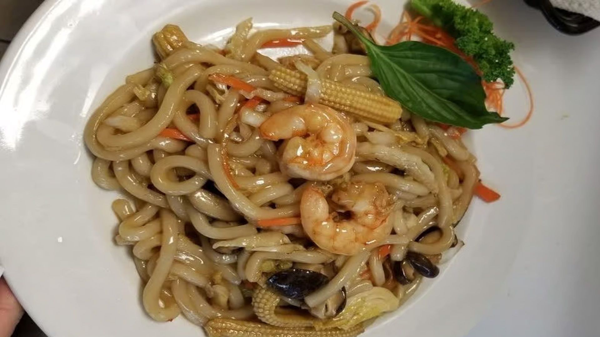 Shrimp Yaki Udon