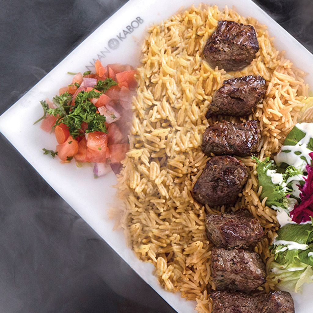 BEEF TIKKA KABOB PLATE