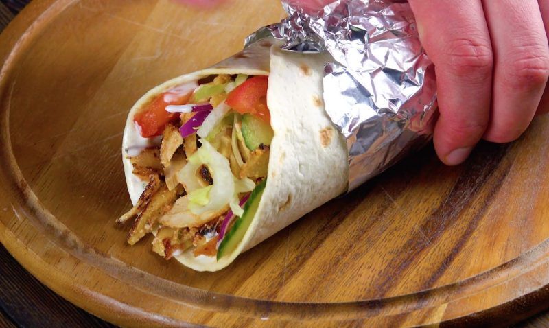 Double Koobideh wrap