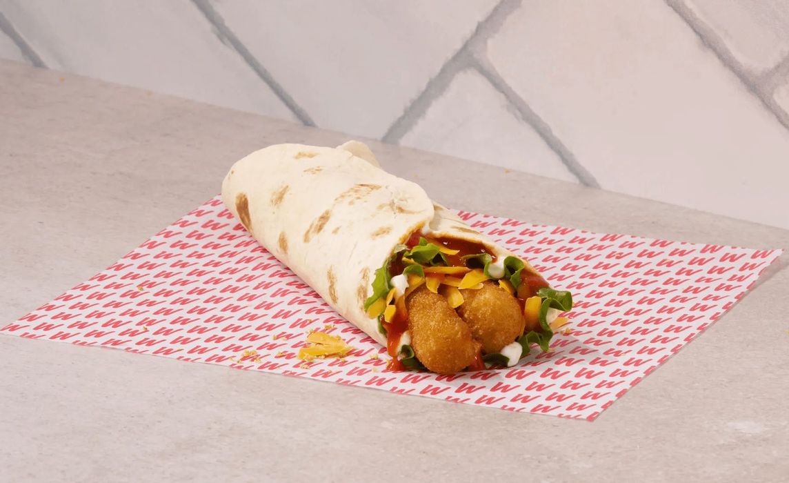 Spicy Buffalo Halloumi Wrap