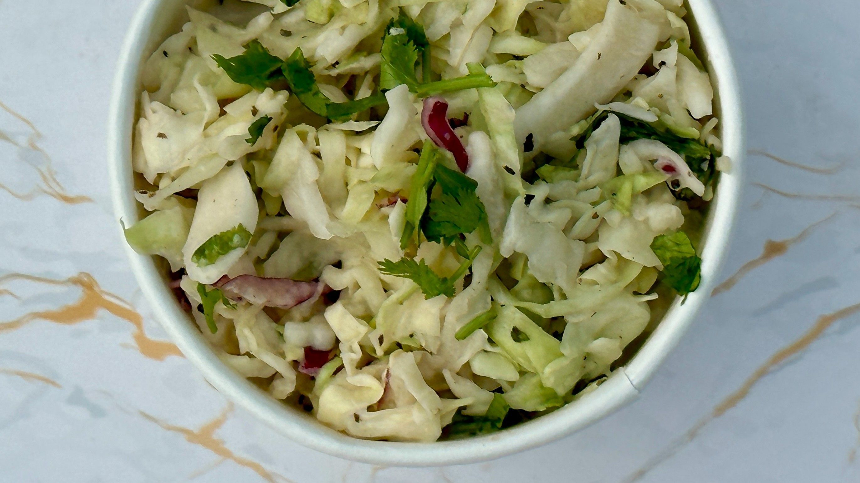 Tangy Buttermilk Coleslaw (GF/V)