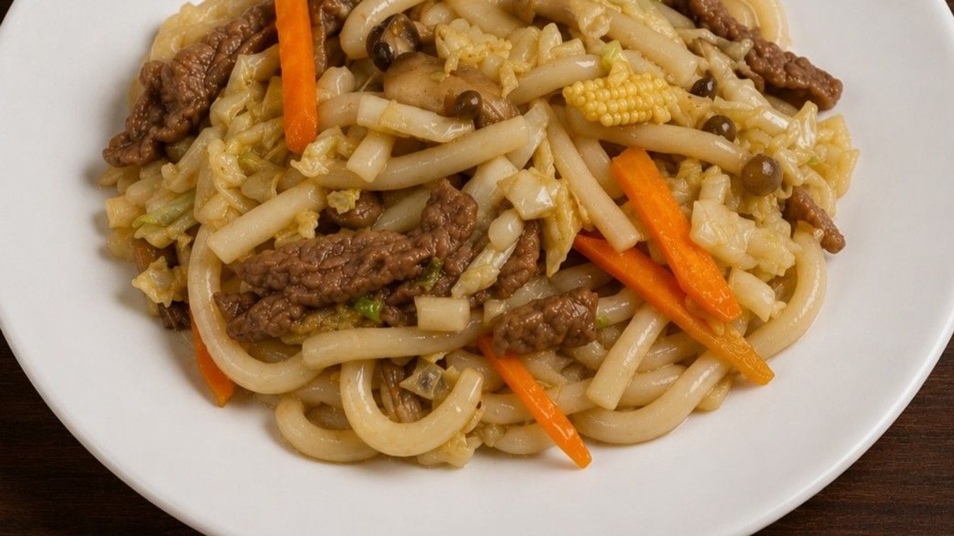 Beef Yaki Udon