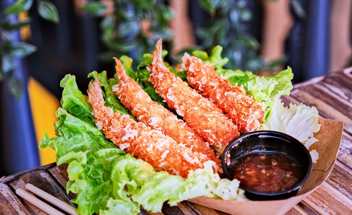 Tempura crevettes (x4)