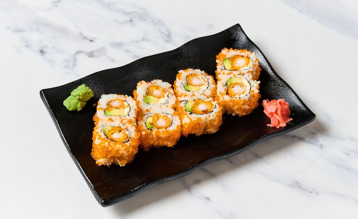 Tobiko Maki Crevette Tempura