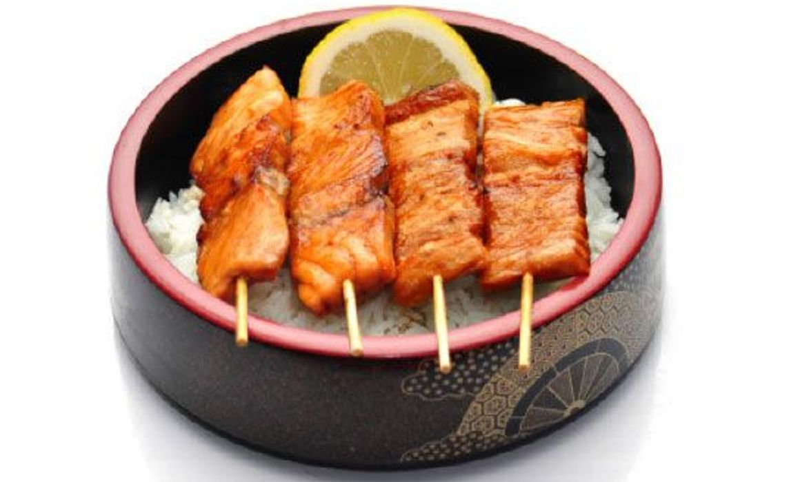 Menu 33. Menu chirashi saumon grillé