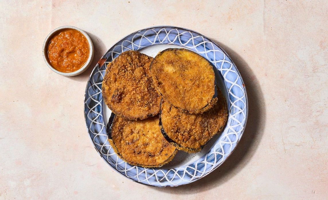 Aubergine Fritters