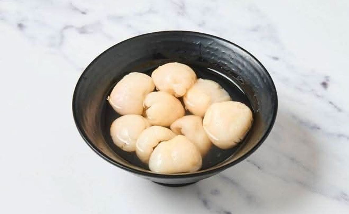Litchis au sirop