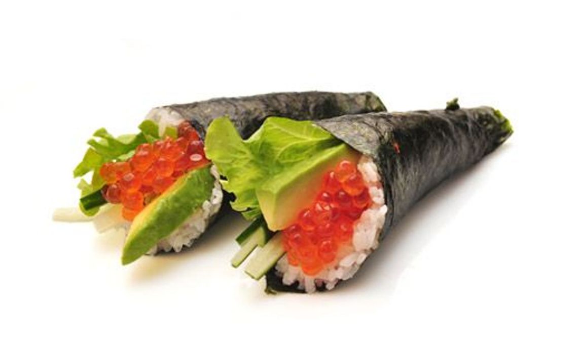 i9. 2 Temaki algue œufs de saumon