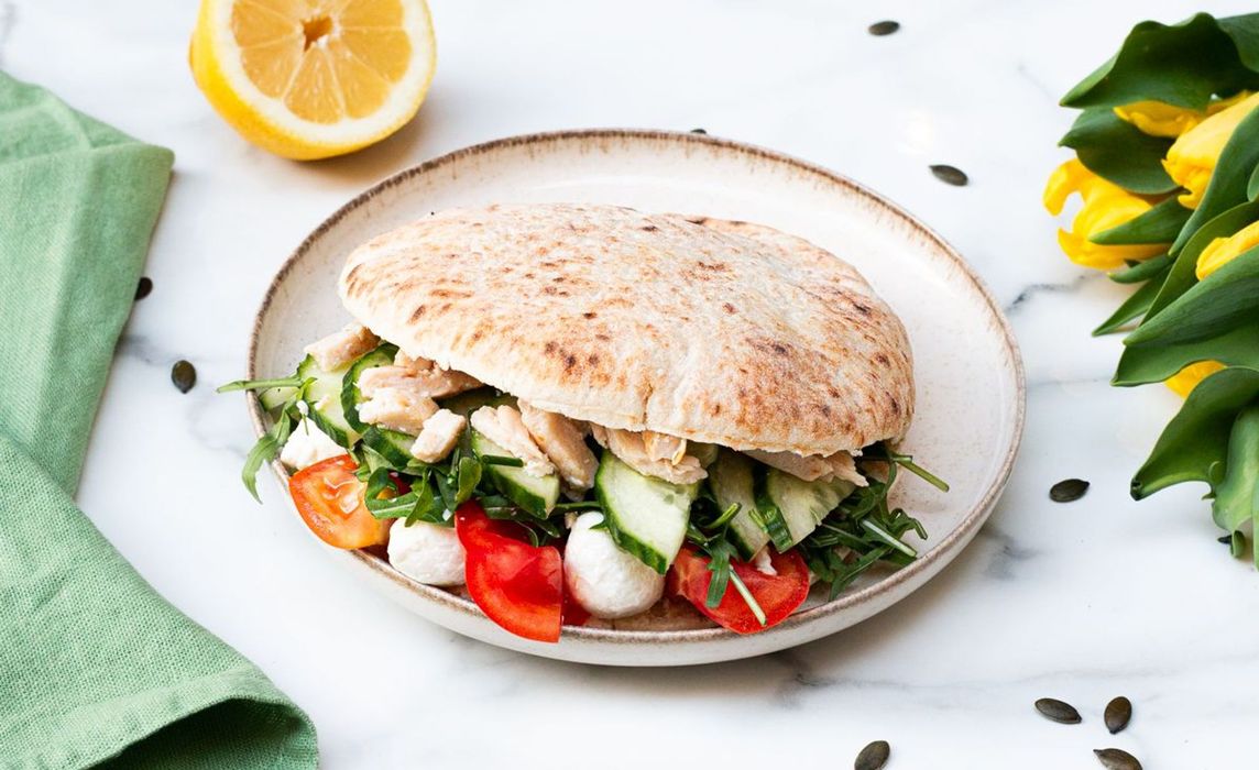 PITA CREAM CHEESE / POULET