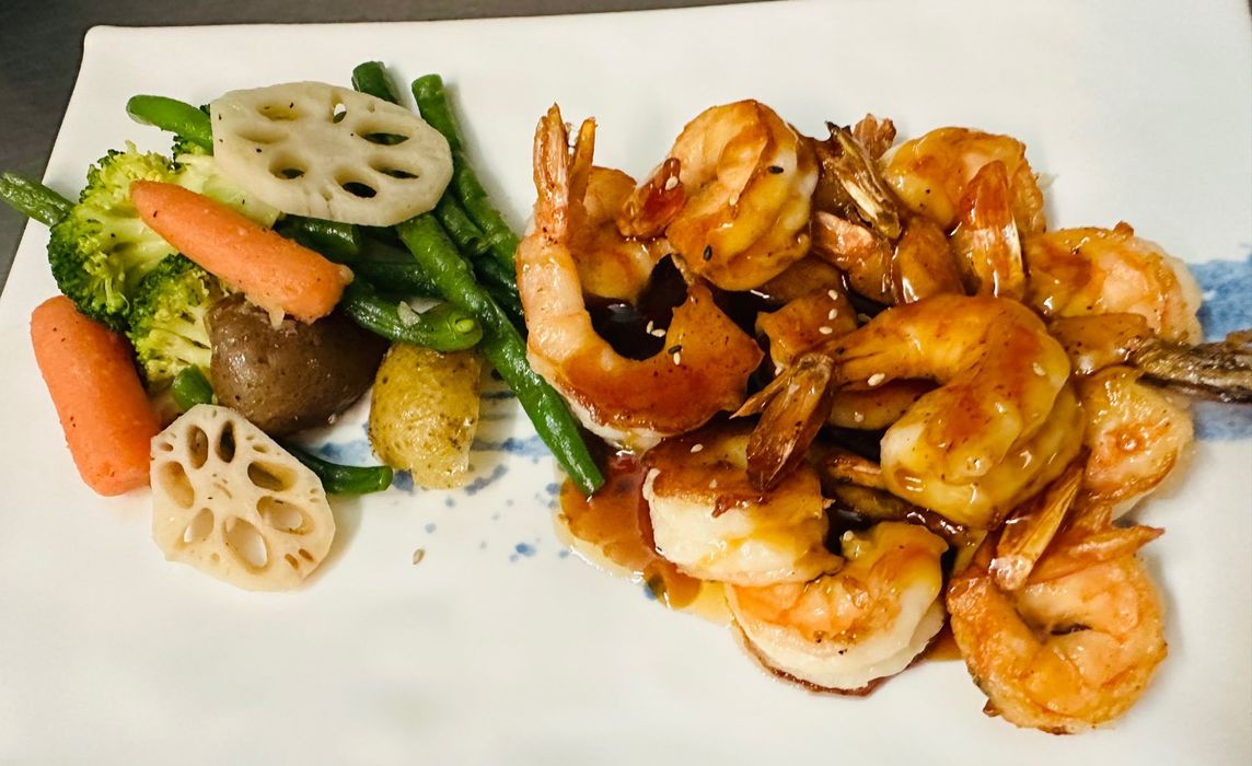 Shrimp Teriyaki.
