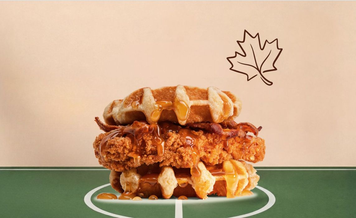 Canadian Maple Chicken Waffle