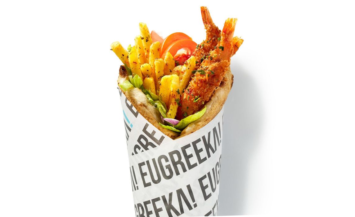 PANKO PRAWN KALAMAKI WRAP