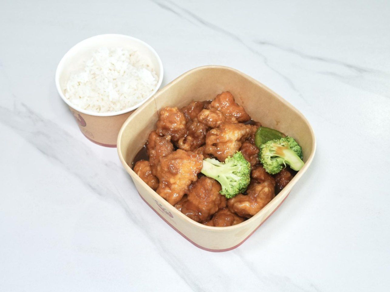General Tsos Chicken (W. Rice) 🌶️