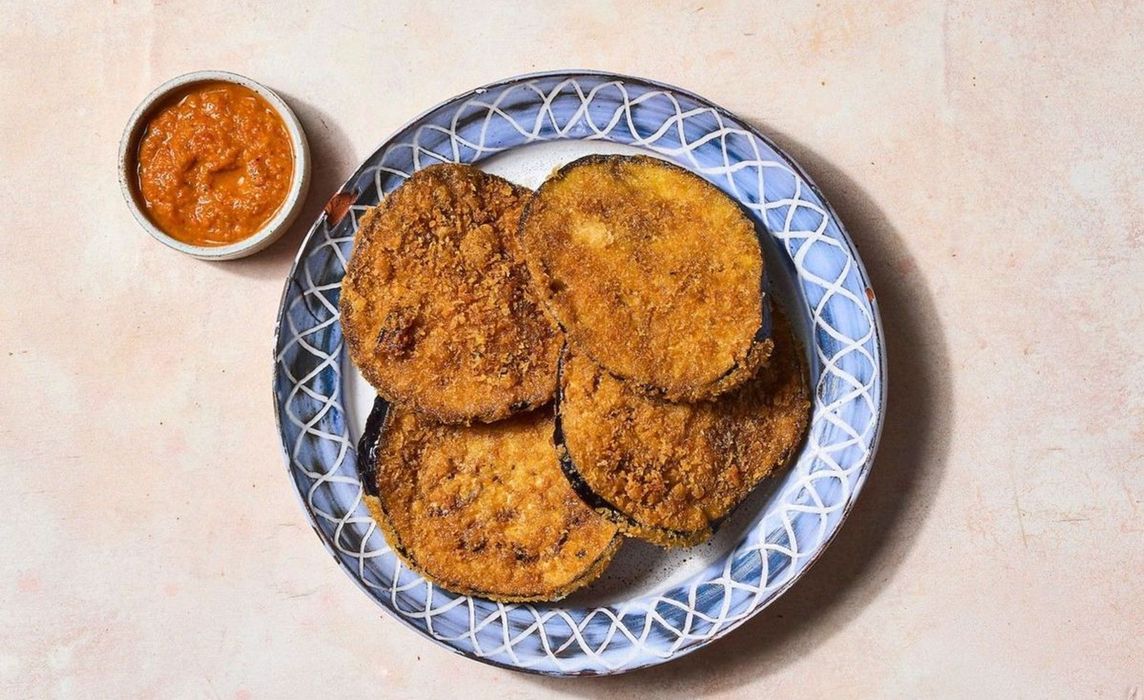 AUBERGINE FRITTERS