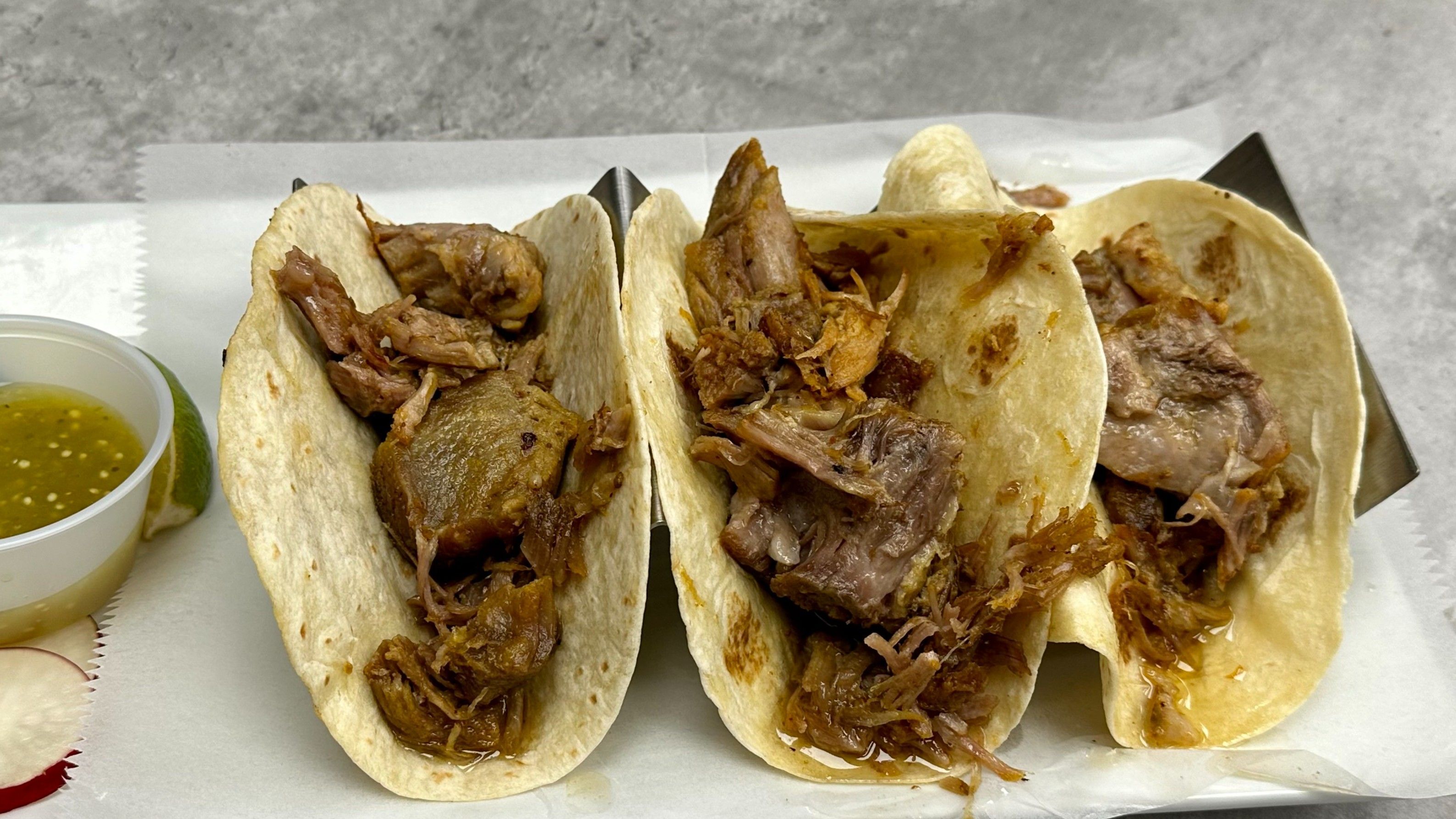Tacos De Carnitas (pulled pork)