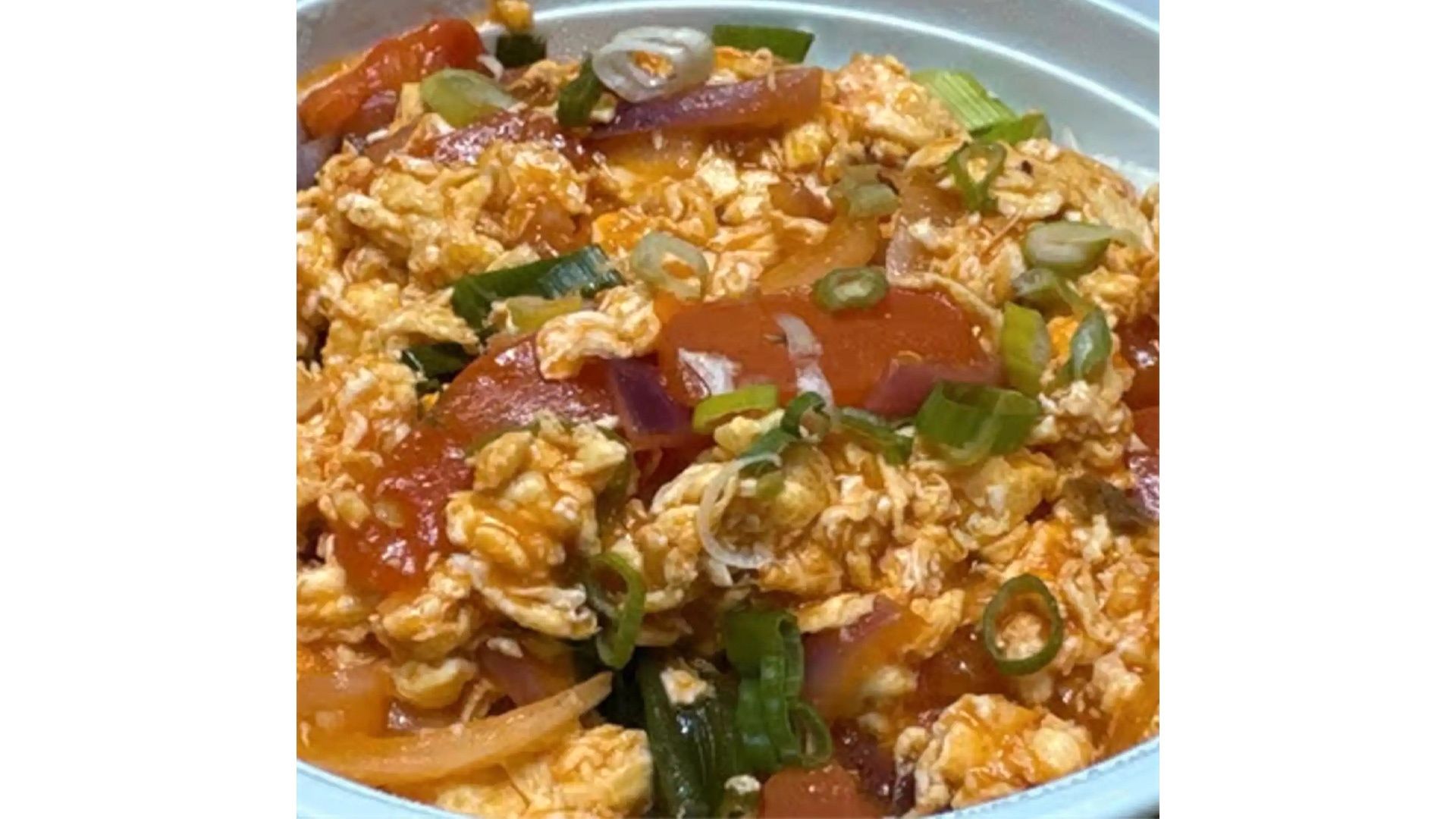Tomato w.Egg Rice Bowl