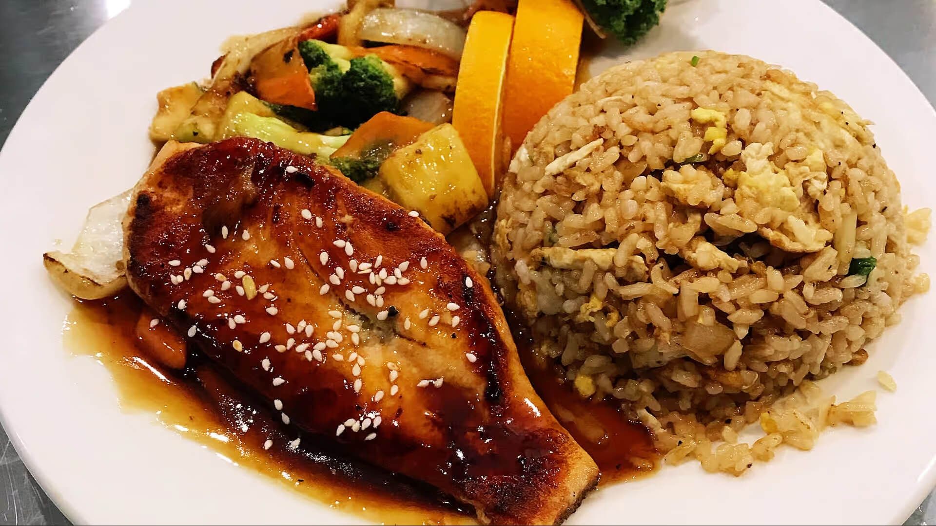 (L)Hibachi Salmon