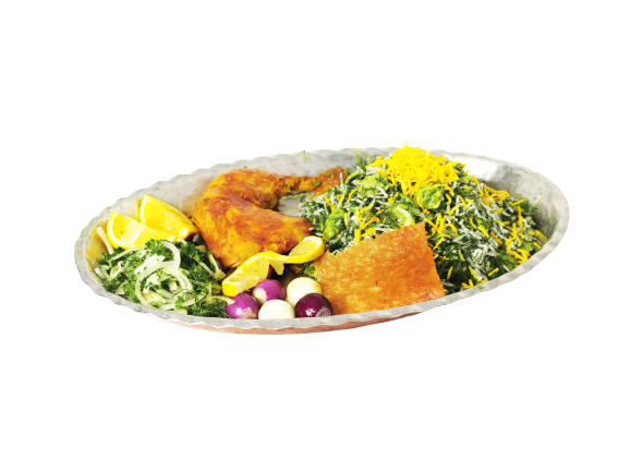 Baghali Polo with Chicken