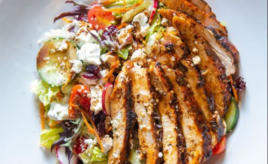 Blackened Chicken & Goat Cheese Salad