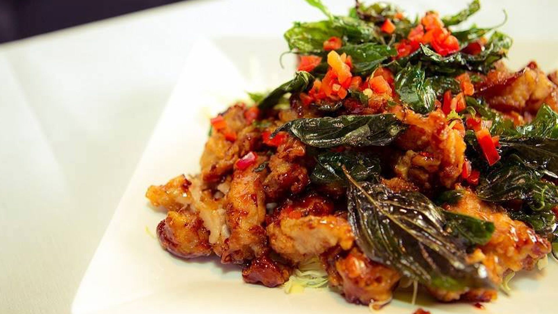 Crispy Chicken Basil