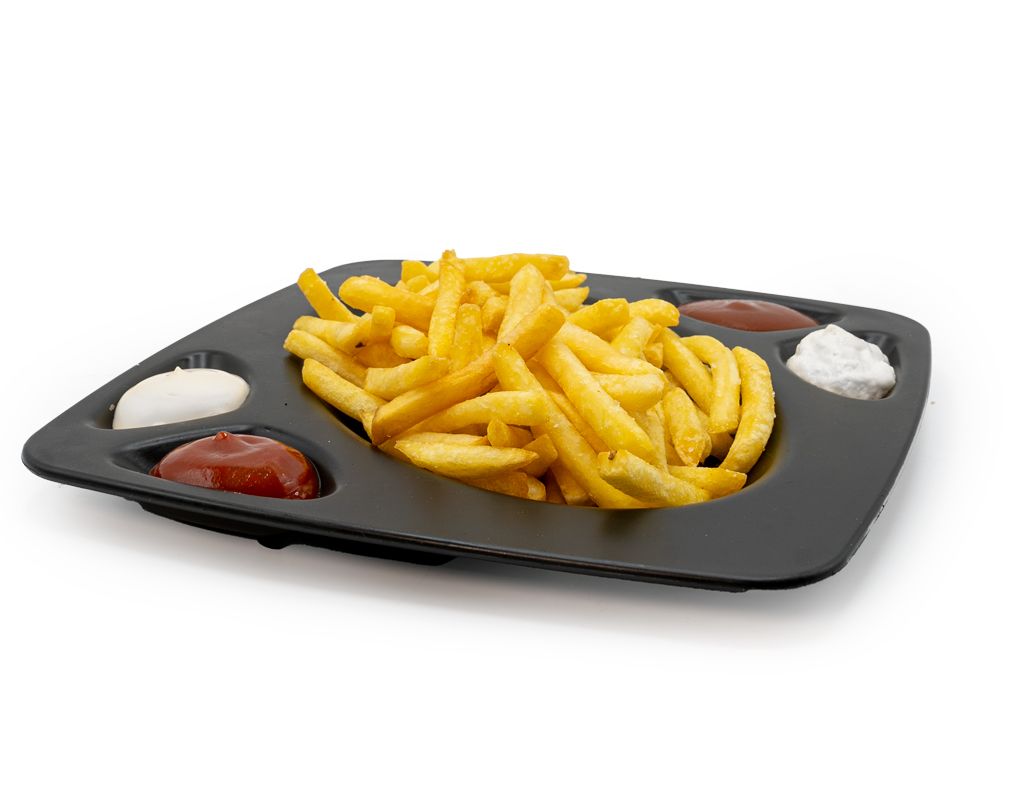 Patatas fritas 4 salsas