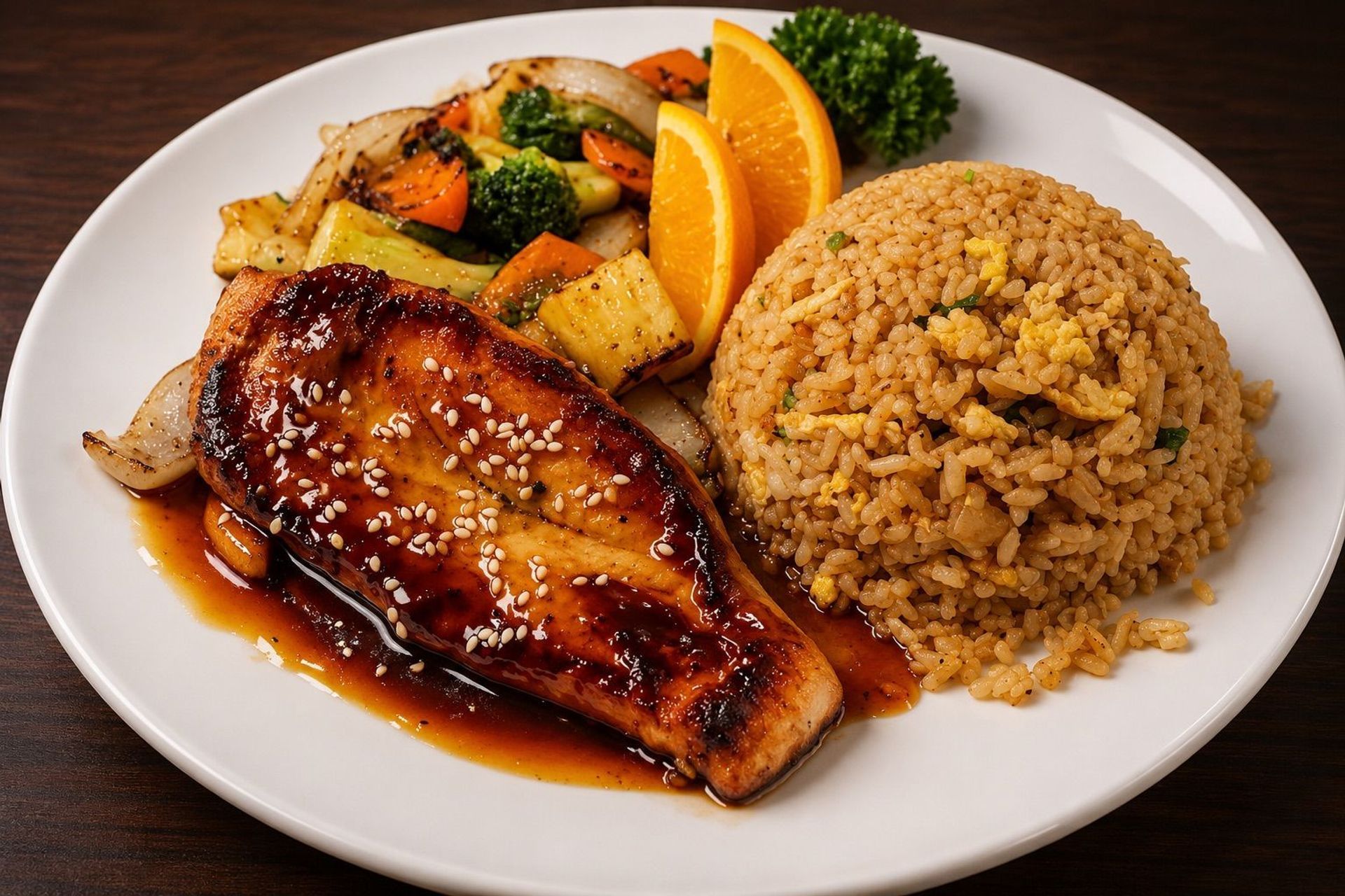 Hibachi Salmon