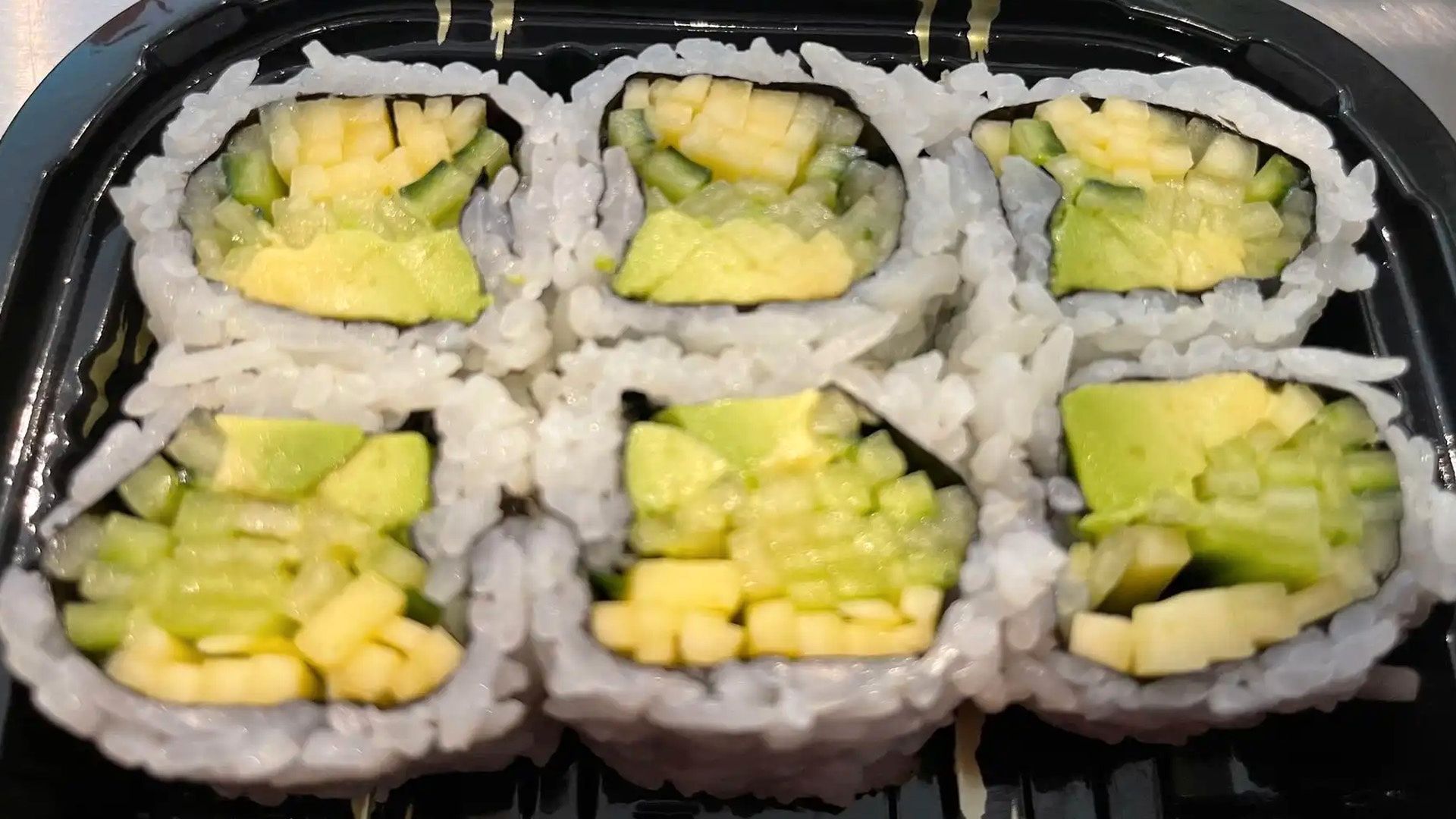 Avocado, Cucumber & Mango Roll