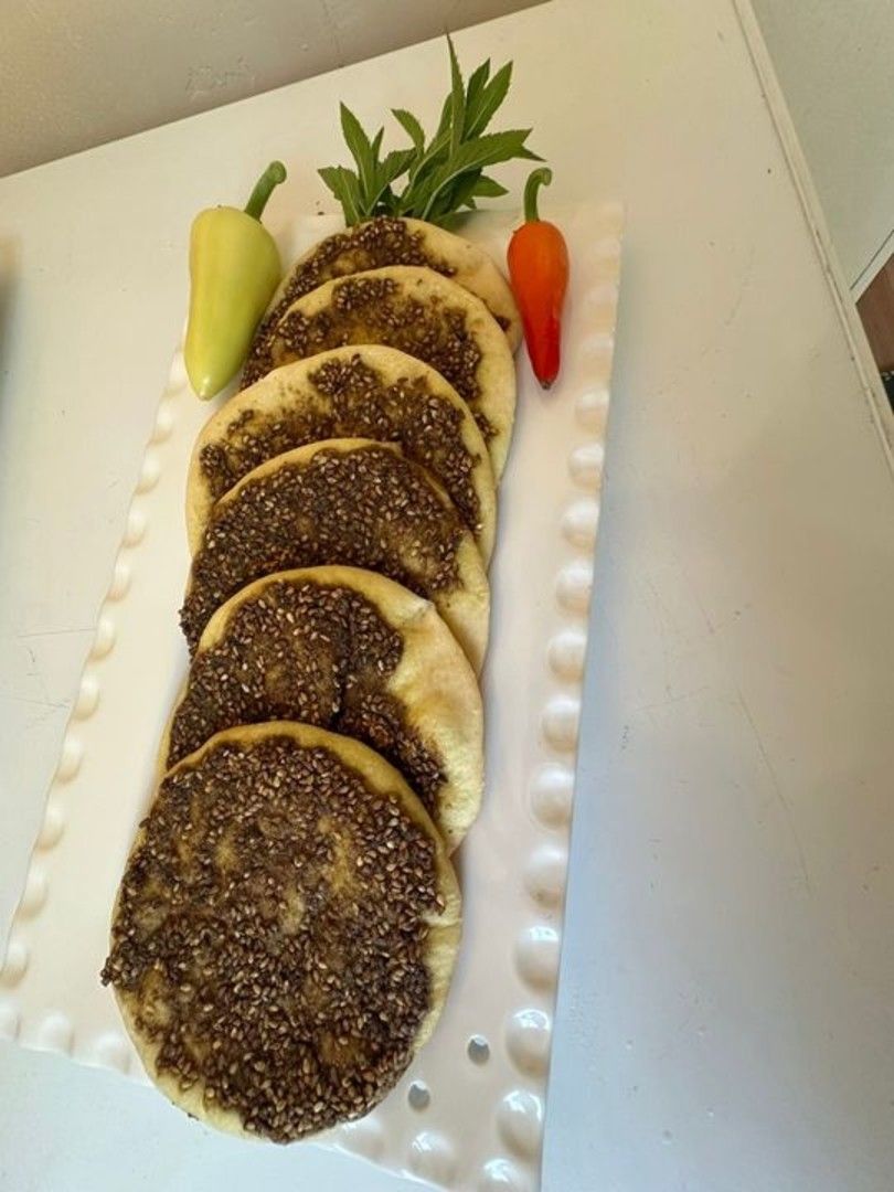 Lebanese Zaatar Pies