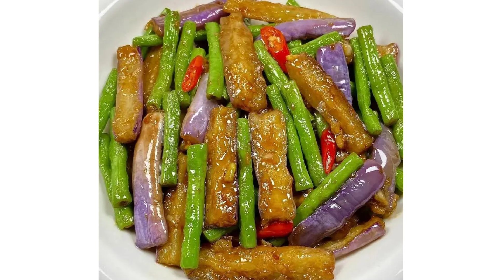 String Bean & Eggplant-豆角烧茄子