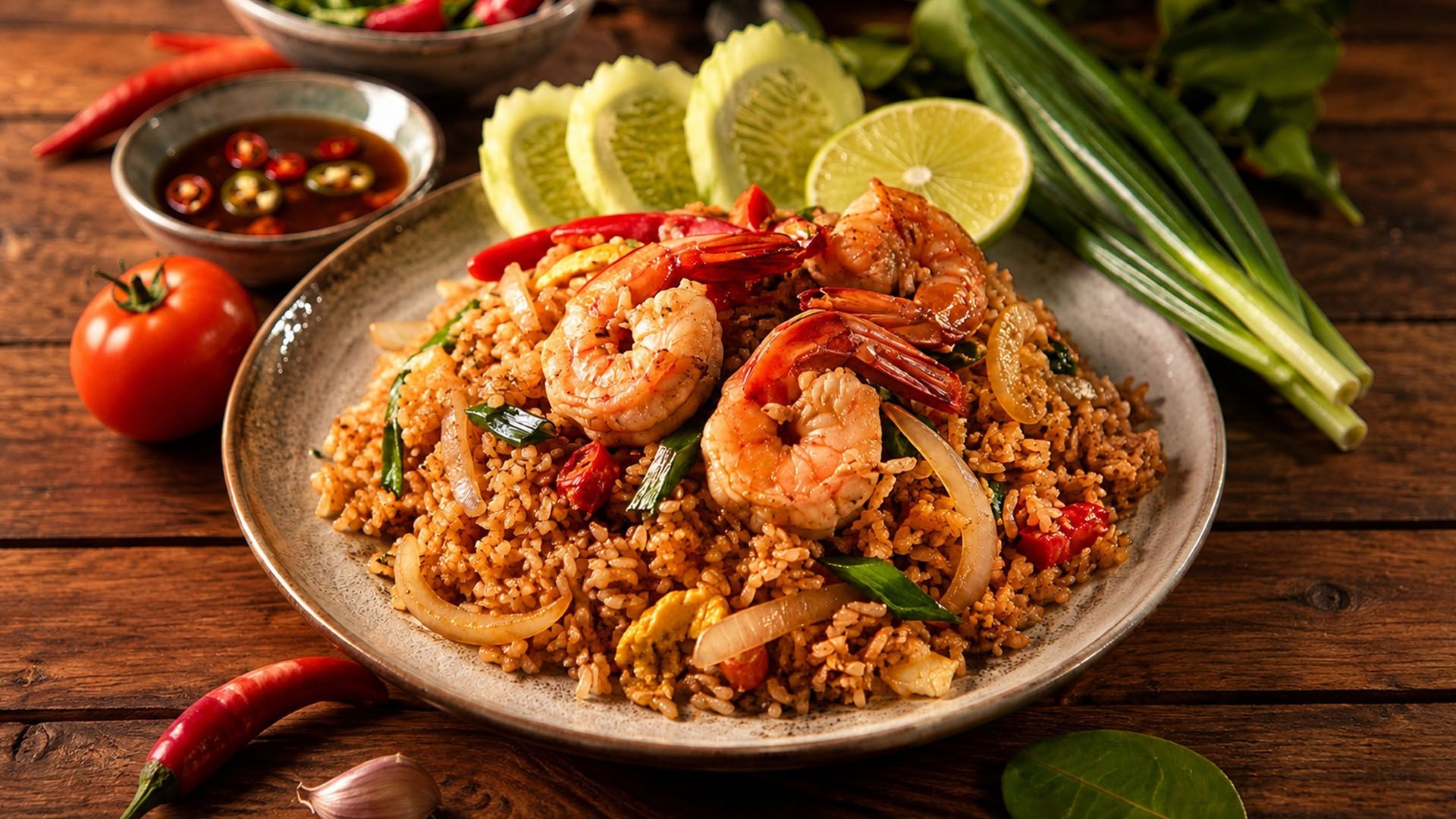 F2.Prik Prow Fried Rice
