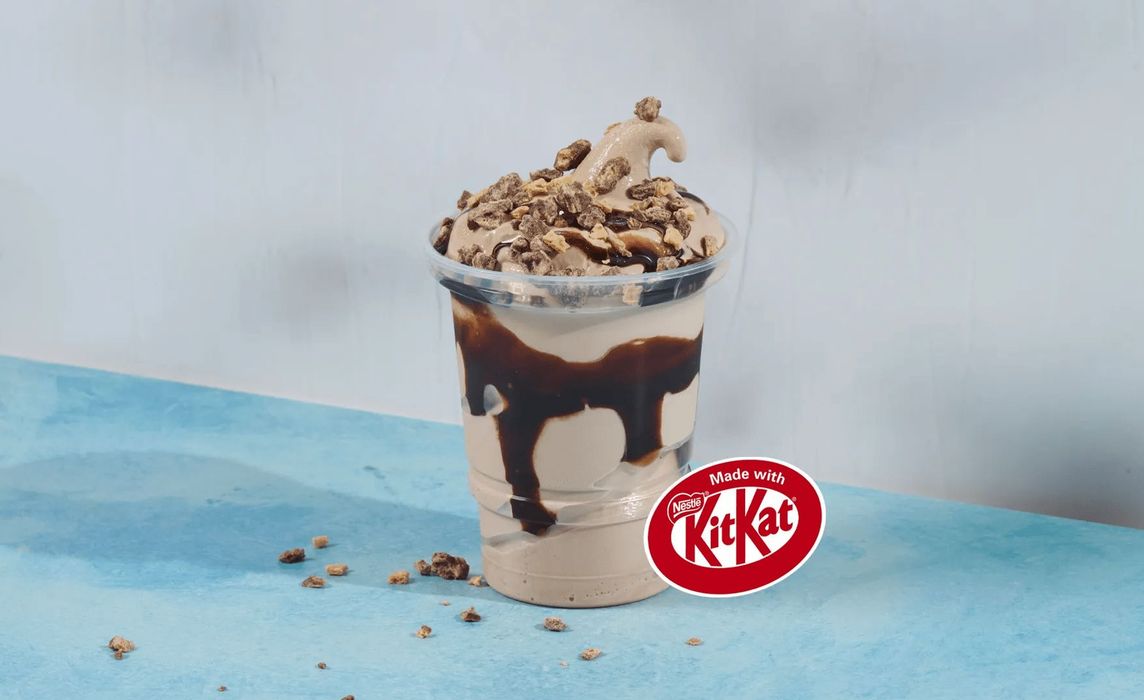 Large Chocolate Frosty® Made With KitKat®