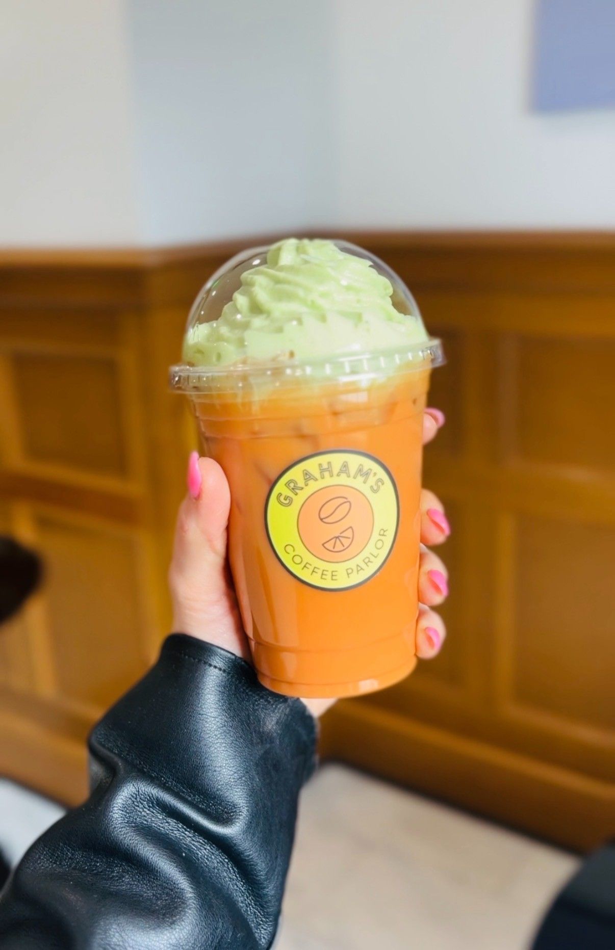 Iced Carrot Cloud Latte