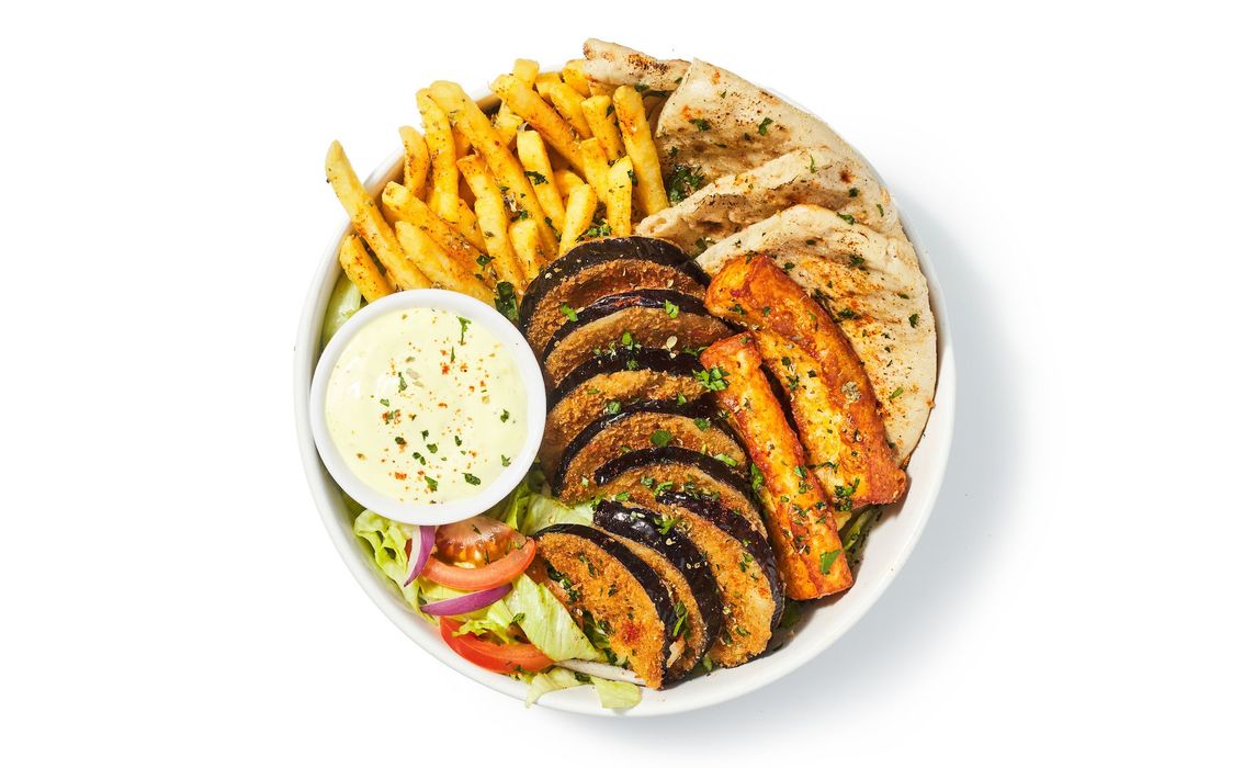 Panko Aubergine Plate