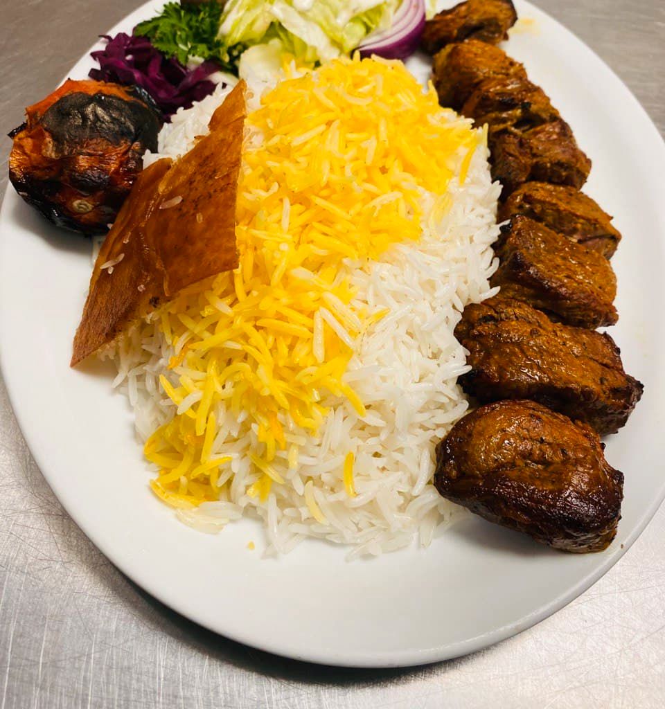 Lamb kabob (چنجه)