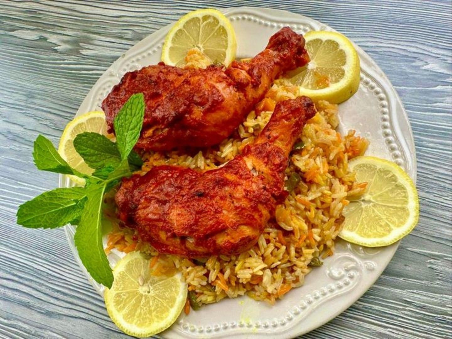 Mandi Chicken With Rice