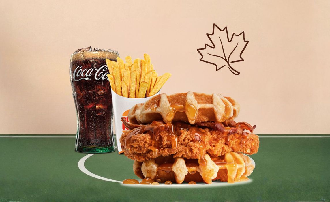 Canadian Maple Chicken Waffle Menu